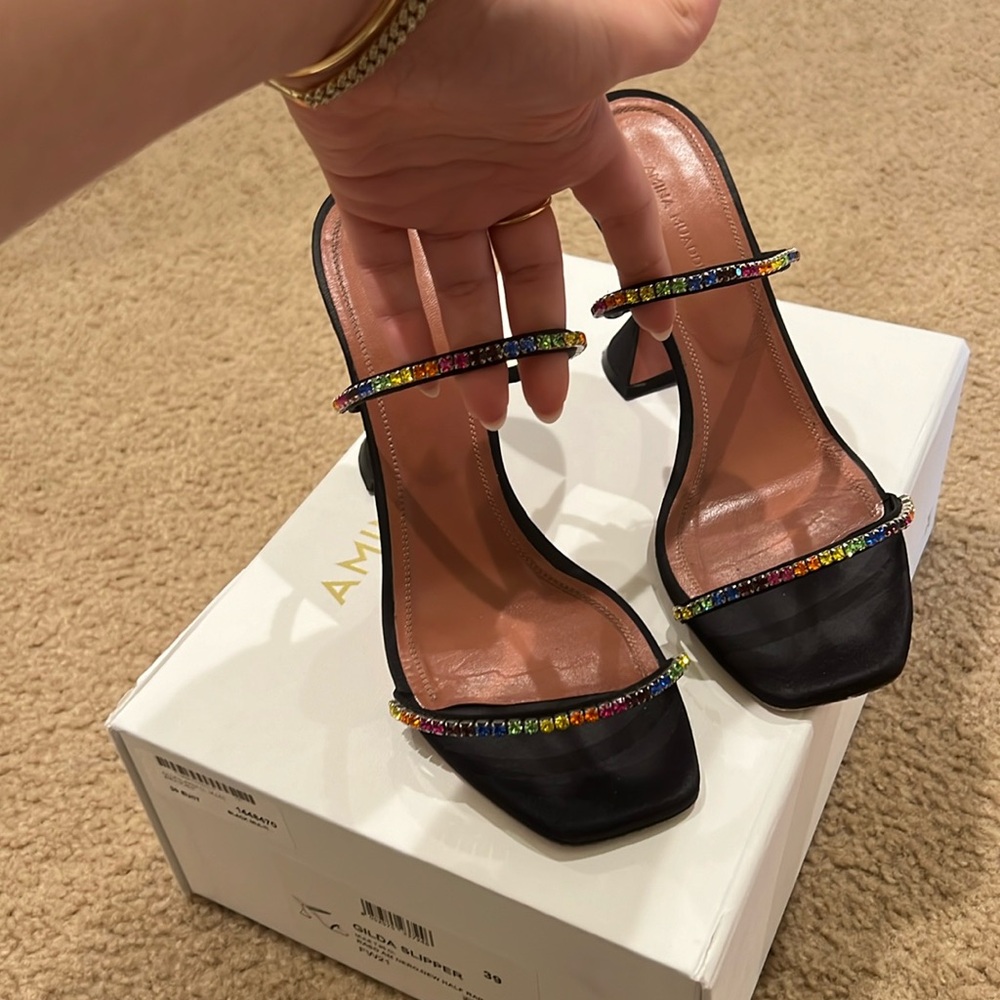 Amina Muaddi Gilda Slipper - Picture 1 of 6